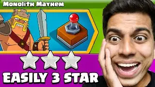 Easiest Way to 3 Star Monolith Mayhem Challenge (Clash of Clans)