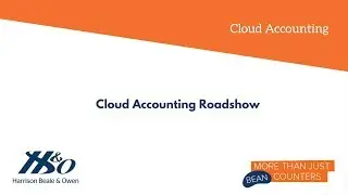 HBO Cloud Accounting Roadshow