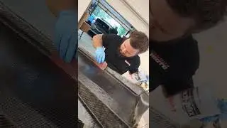 Makin some carbon fiber parts! #cars #racing #diy #youtubeshorts