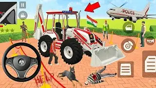 🤑Indian Thift Auto Simulator🤩Indian Showroom Purchase😯Modified Lexriy Police white JCB And Bike🥳Game