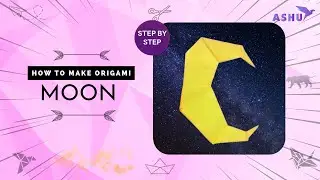 Eid Delight: Step-by-Step Origami Moon Making Tutorial | How To Make a Paper Easy Origami Moon