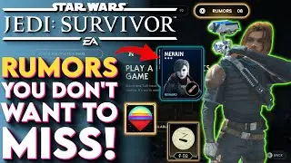 Jedi Survivor You HAVE To Do These Rumors! (Jedi Survivor Tips And Tricks)