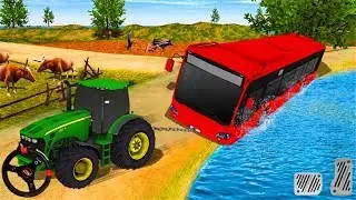Perform multitasking tractor pull：Farming Heavy Duty Simulator 2019 - Android GamePlay