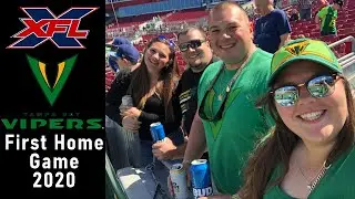 XFL Tampa Bay Vipers First Home Game February 22, 2020