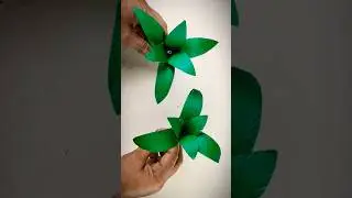 Paper Palm Tree Making #diy #palmtrees #papercrafts