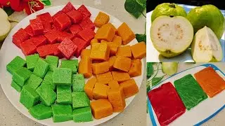 No Sugar / No Artificial Flavors & Without Gelatin I make Perfect Healthy Guava Candy for my kid yum