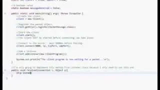 Java KryoNet :: A Simple Server/Client Program
