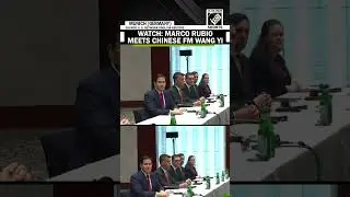 U.S. State Secy Marco Rubio meets Chinese Foreign Minister Wang Yi at Munich Security Conference