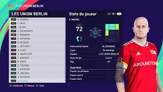 [PES 2021] 1.FC UNION BERLIN winter 2022 players update