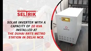 #SunGarner team has successfully deployed #Seltrik 20 kVA Solar Inverter #DelhiNCR #NCRTC #Alstom