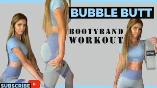 Bubble butt workout/bootybands only! Grow your Glutes FAST!