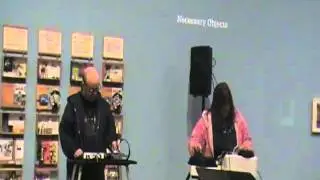 Carol Ann Sandin and Austin Cooley performance @ Ben Patterson Fluxus exhibit 1.13.2011