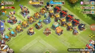 Castle clash - Rolling gems for the new hero!! Anubis!
