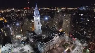 EPIC Drone Night Flight over Philadelphia - DJI Phantom 3 Professional