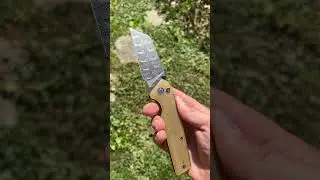 CIVIVI Amirite Modified Wharncliffe Button Lock Knife Ultem  Damascus,  #edc #budgetknife  #knife