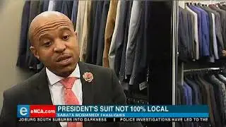 Ramaphosa's Sona suit not 100% local