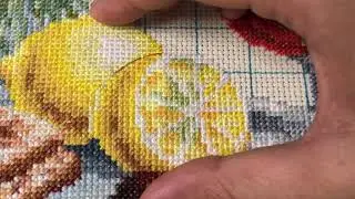 เดินเส้น ครอสติช /back stitch /勾边（回针）