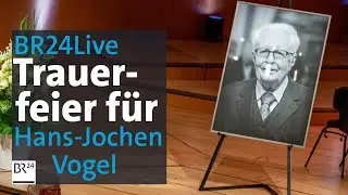 BR24Live: Trauerfeier für Hans-Jochen Vogel - München nimmt Abschied | BR24