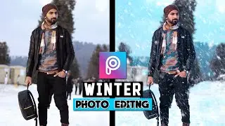 PicsArt Winter Photo Editing Tutorial  | Winter Special Snowfall Photo Editing 2021