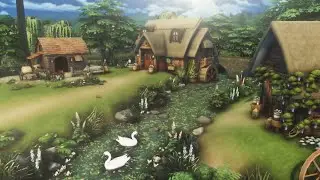 Cottage Living Farmhouse: Relaxing The Sims 4 Speed Build 👩‍🌾🐔
