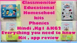 ClassMonitor kits and app review - kg1,kg2,phonics and Hindi kit