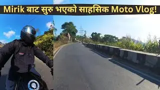 Mirik देखि Manju Play Ground हुँदै Soureni Busty Off-Road Moto Vlog | Dangerous Hill Ride 🏍️⛰️