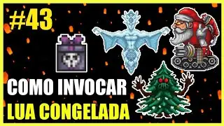 COMO INVOCAR LUA CONGELADA - TERRARIA (PAPAI NOEL ROB&Ocirc;!?) #shorts