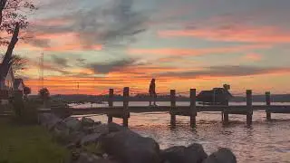 Serene Sunset by the Dock | Calming Music for Relaxation & Healing