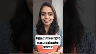 What can remove permanent marker stains and why!? #sci #sciencecommunication