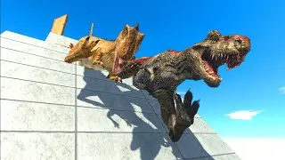Giant Slides Challenge - Animal Revolt Battle Simulator