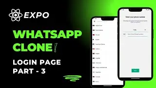Create WhatsApp Login Screen with Phone Number & Country Picker | React Native Expo (Hindi Tutorial)