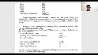 Other Percentage taxes (OPT)