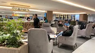 Salonik Premium Business Lounge South African Airways na lotnisku Johannesburg O.R. Tambo