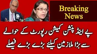Pay and Pension Commission Report l New Updates about Scales Revised Pay and Pension Govt Employees