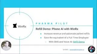 AI Phone Refill Demo Pharma Pilot - WinRx - integration