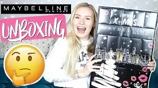 Hmm... 🤔MAYBELLINE ADVENTSKALENDER 2019 Unboxing! Wieder ein Flop oder besser als letztes Jahr? 😱