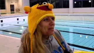 Vicky Watkins takes the plunge into her first ice bath! (Day 6 HOPE Tour)