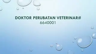Nak Jadi Doktor Veterinar