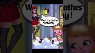 Help your nearest homeless cute child😢Matchington mashon game ads #short