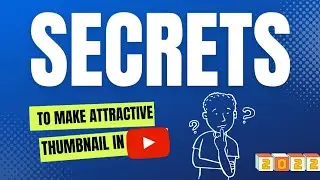 How to Make Attractive THUMBNAIL for YouTube Videos in mobile /  Thumbnail kaise banaye || kaise ban