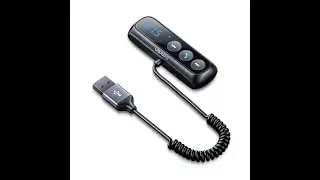 Car Bluetooth Digital Display FM Transmitter Audio Receiver