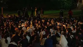Palestine Solidarity Committee Holds Harvard Yard Vigil for Civilian Victims in Gaza and Israel