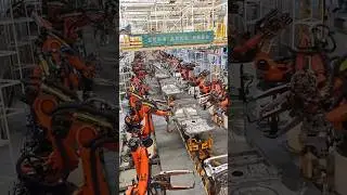 L&rsquo;usine chinoise qui fabrique 4000 voitures par jour #Technologie #Innovation #Chine #Automobile