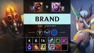 Brand Support vs Soraka - EUW Diamond Patch 25.16