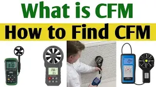 What is CFM | How to Calculate CFM | How to find CFM #hvac #cfm
