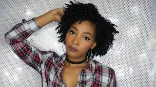 Braid Out on Short/Awkward Length Natural Hair