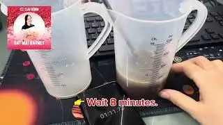 The conductivity test of garnet  D4940 - test salt, test muối hạt m&agrave;i garnet