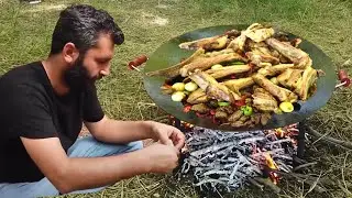Mixed Meat Roast with Lamb Ribs and Beef / You Should Definitely Try This Meat Dish with Vegetables
