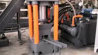 Brass Chips Block Making Machine#brass #copper #aluminium #recycle #briquette #briquettemachine