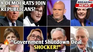 8 Democrats Join Republicans to End U.S. Government Shutdown | Full Story Explained #news #usanews